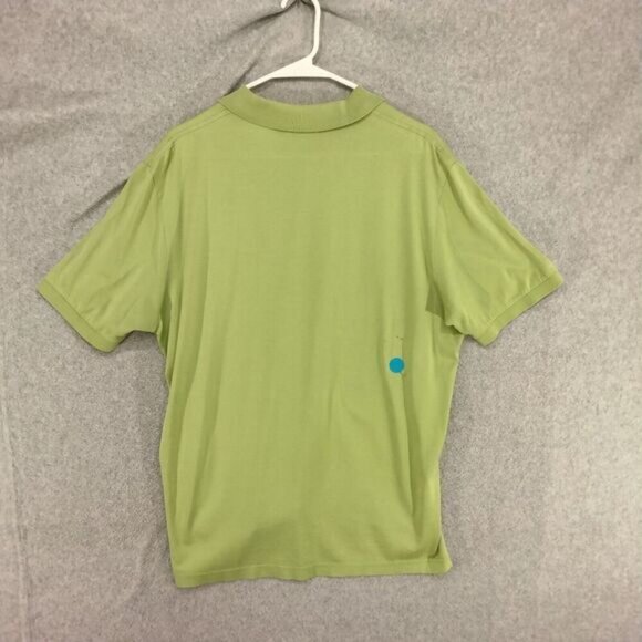 Lacoste Polo Shirt Mens Size 6 Lime Green Short Sleeve Solid Golf Solid Casual - Picture 9 of 13